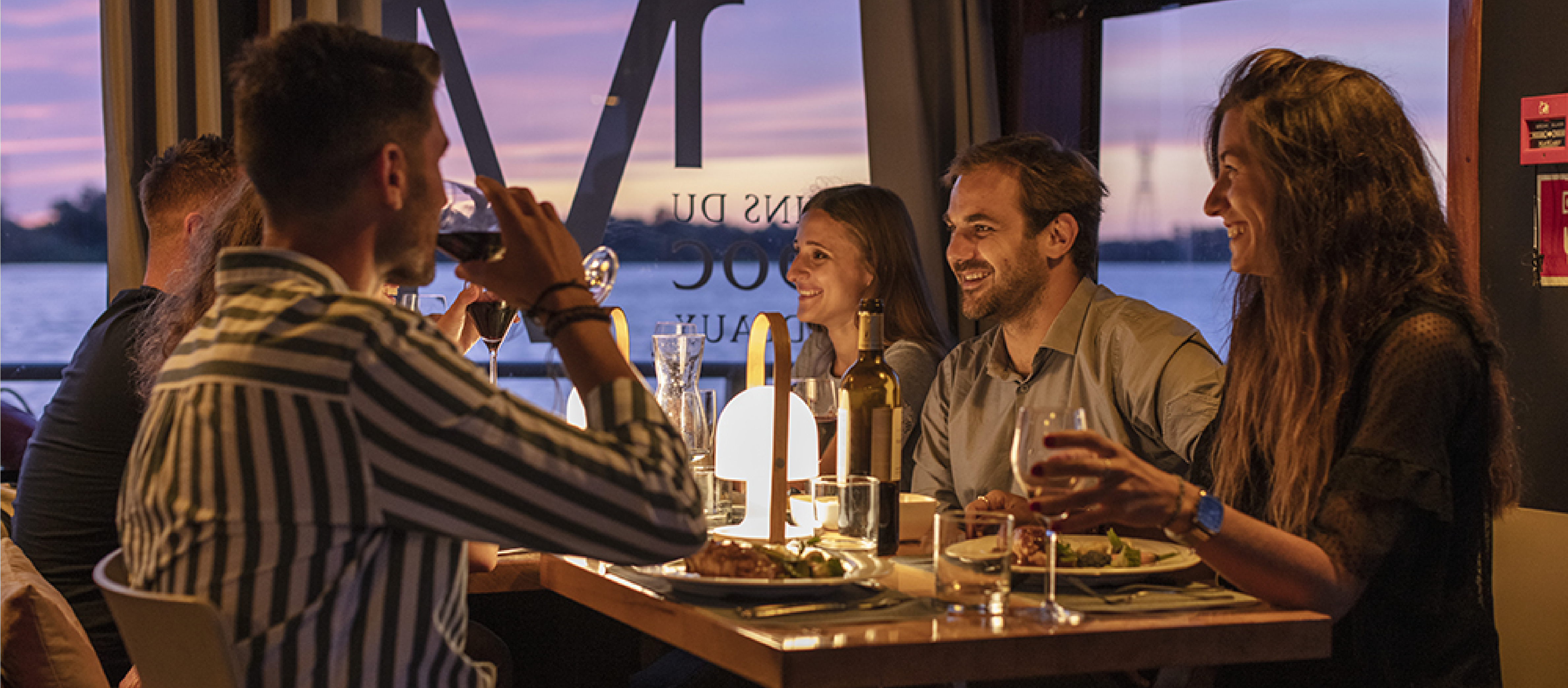 Take a seat on board for a dinner cruise!